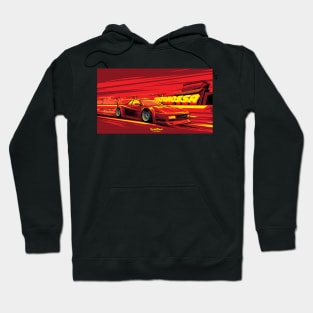 Testarossa Red theme Hoodie